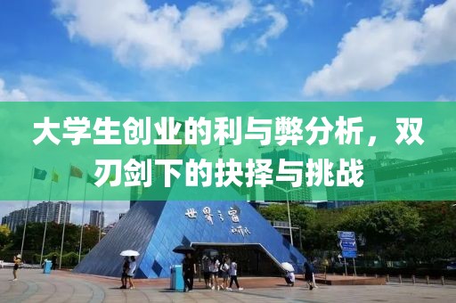 大学生创业的利与弊分析，双刃剑下的抉择与挑战