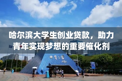 哈尔滨大学生创业贷款，助力青年实现梦想的重要催化剂