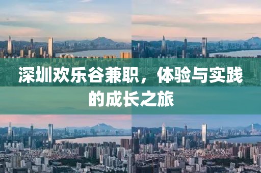 深圳欢乐谷兼职，体验与实践的成长之旅