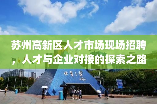 苏州高新区人才市场现场招聘，人才与企业对接的探索之路