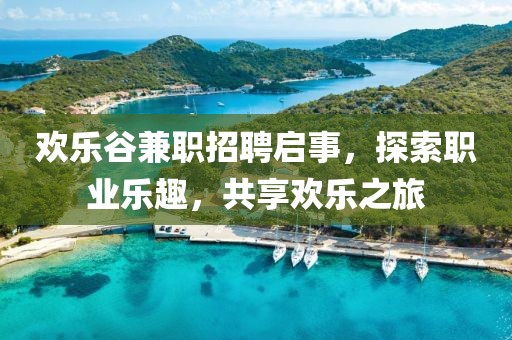 欢乐谷兼职招聘启事，探索职业乐趣，共享欢乐之旅